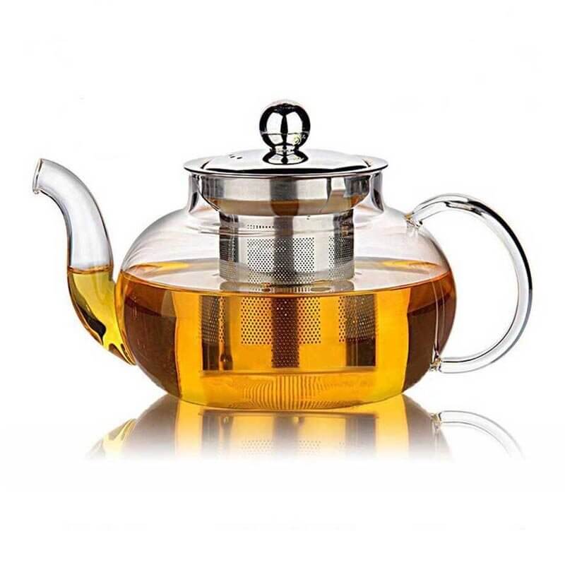 Epinox CD-1000M Çelik Süzgeçli Cam Demlik Server, 1000 ml - Epinox