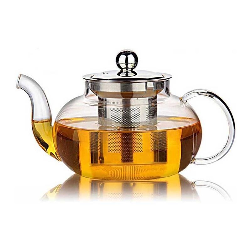 Epinox CD-600M Çelik Süzgeçli Cam Demlik Server, 600 ml - Epinox