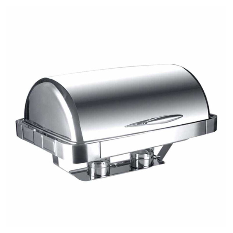 Epinox CDG-9 Roll Top Kapaklı Gömme Chafing Dish, 9 Lt, Elektrikli - Epinox