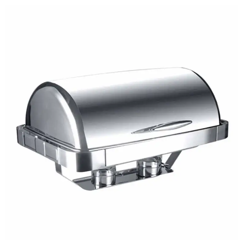 Epinox CDG-9 Roll Top Kapaklı Chafing Dish, Gömme, 9 Lt, Elektrikli - 1