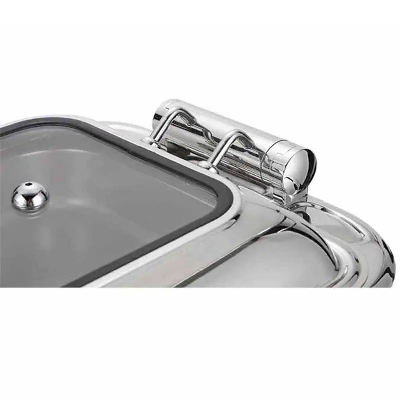 Epinox CDH-6G Hidrolik Kapaklı Chafing Dish, 6 Lt, GN 2/3 - 3