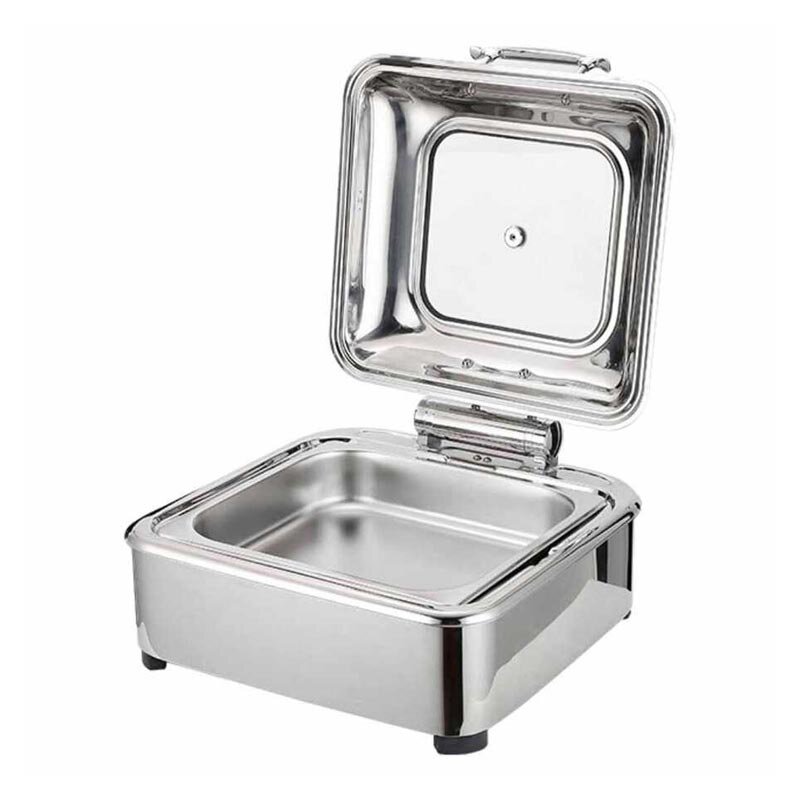 Epinox CDH-6G Hidrolik Kapaklı Chafing Dish, 6 Lt, GN 2/3 - 4