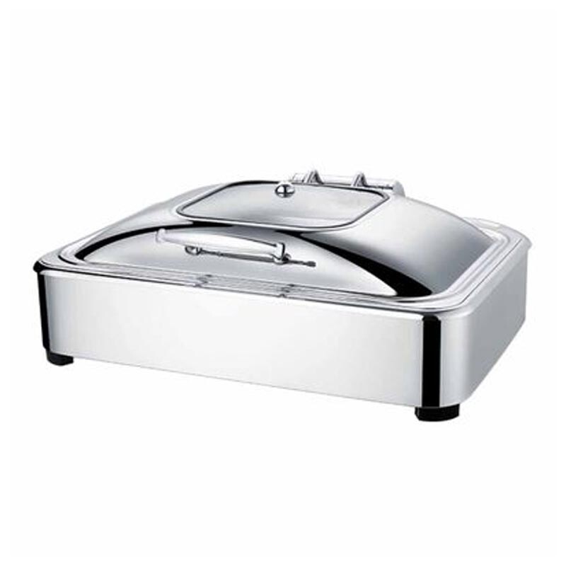 Epinox CDH-9G Hidrolik Kapaklı Gömme Chafing Dish, 9 Lt. - Epinox
