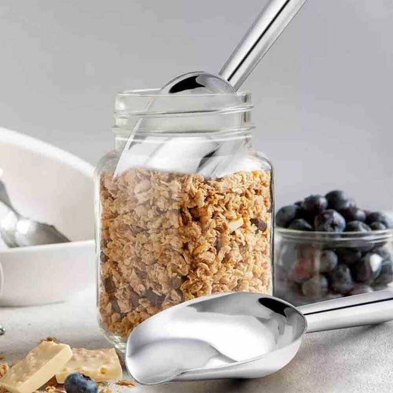 Epinox CEK-27 Yuvarlak Erzak Küreği, Paslanmaz Çelik, No:3 - 2