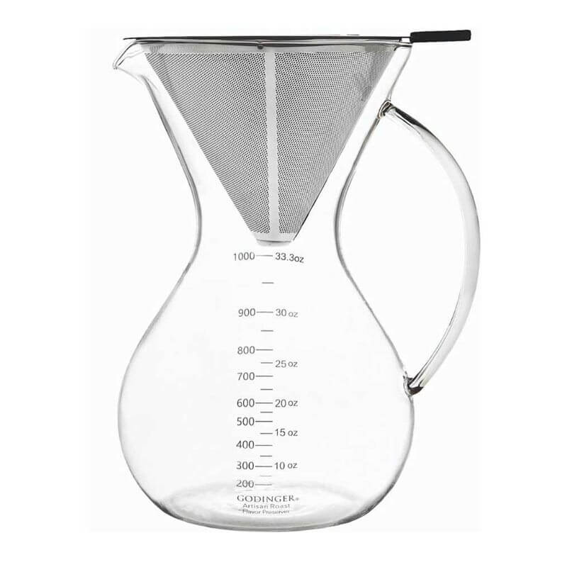 Epinox CK-1000 Chemex Kendinden Çelik Filtreli, 8 Bardak, 1000 ml - Epinox