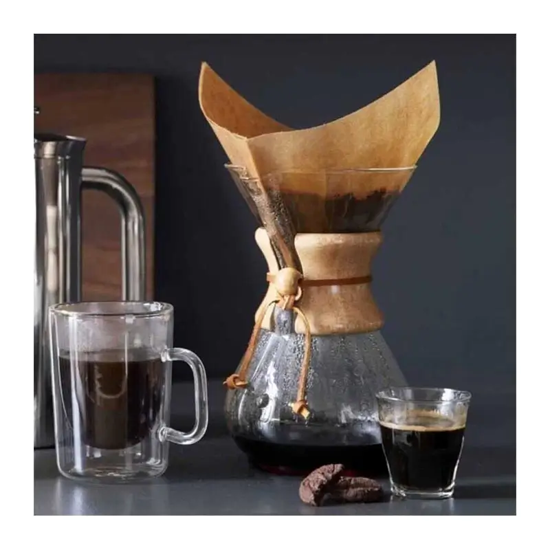 Epinox CK-40 Chemex, Kahve Demleme, Ahşap Tutacaklı, 400 ml, 2 Bardak - Epinox (1)