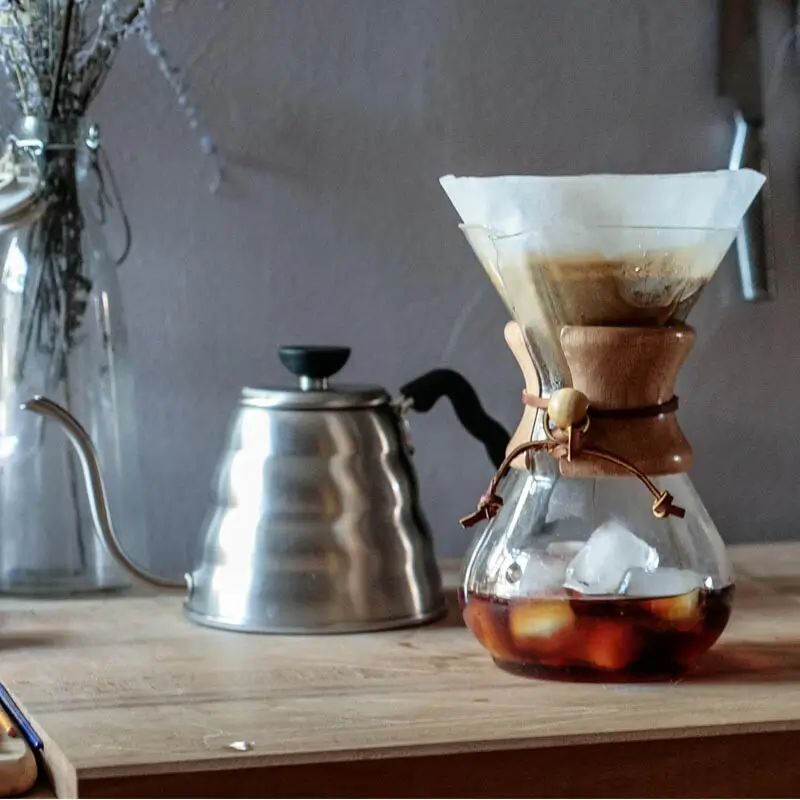 Epinox CK-600A Chemex, Kahve Demleme, Ahşap Tutacaklı, 600 ml, 4 Bardak - Epinox (1)