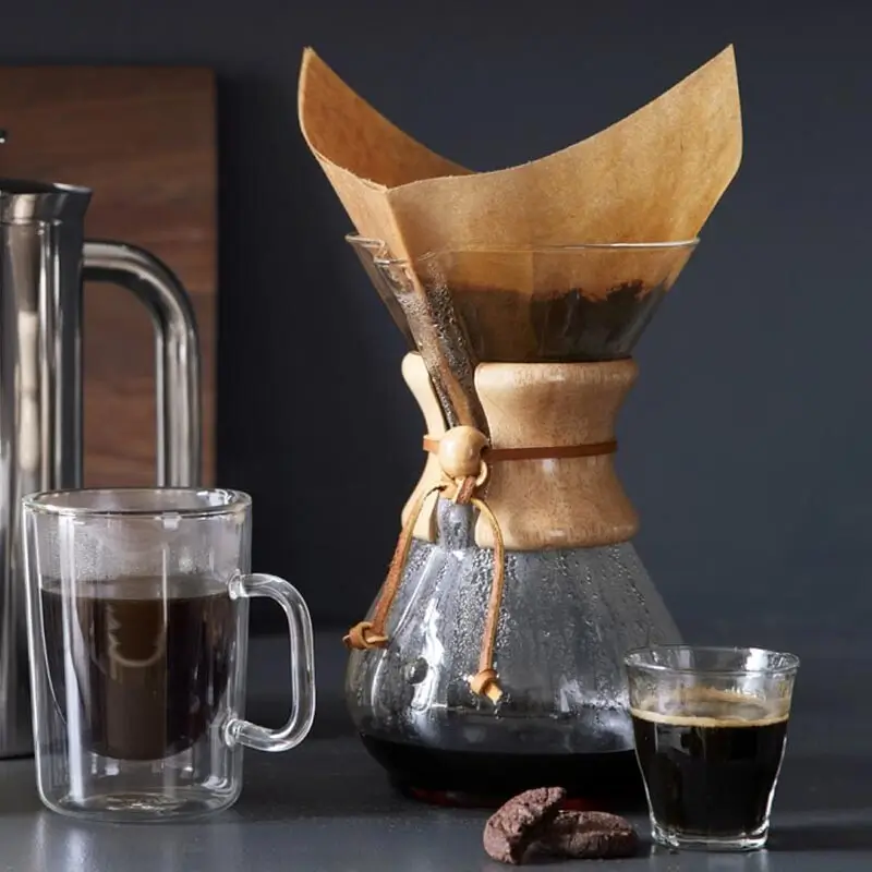 Epinox CK-800A Chemex, Kahve Demleme, Ahşap Tutacaklı, 800 ml, 6 Bardak - Epinox (1)