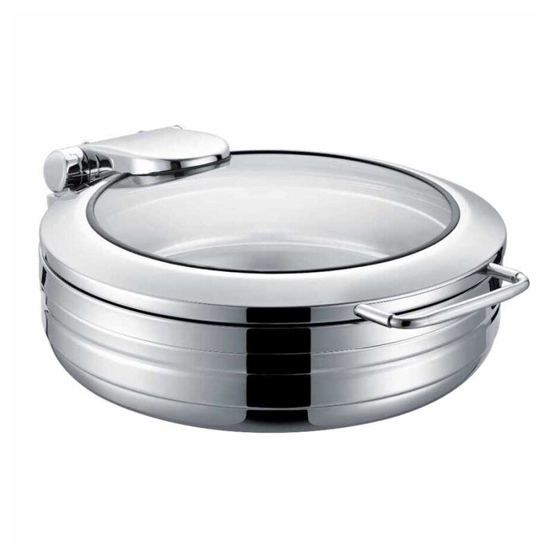 Epinox CYL-6Y Yuvarlak Chafing Dish, GN 2/3, 6 Lt. - Epinox