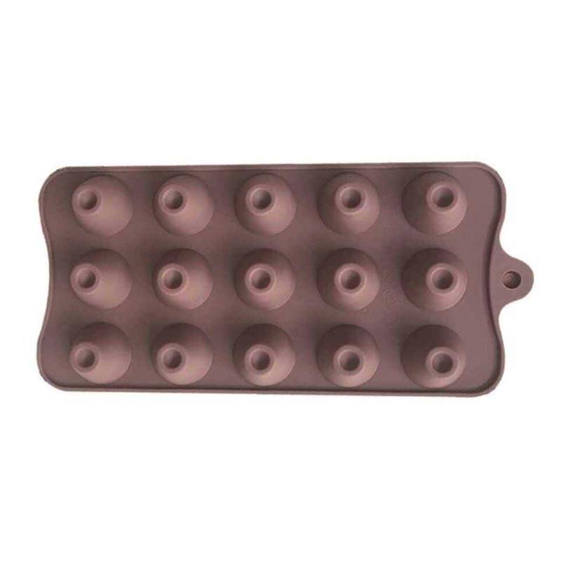 Epinox DLY-18 Silikon Çikolata Kalıbı, Dolgulu, Yuvarlak Şekilli - 1