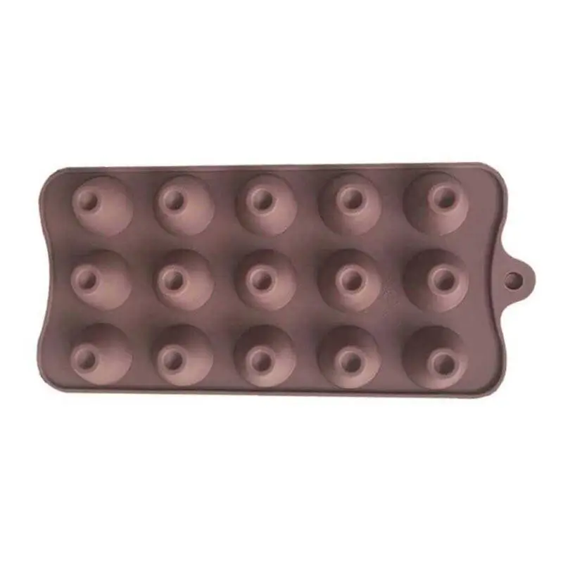 Epinox DLY-18 Silikon Çikolata Kalıbı, Dolgulu, Yuvarlak Şekilli - 1