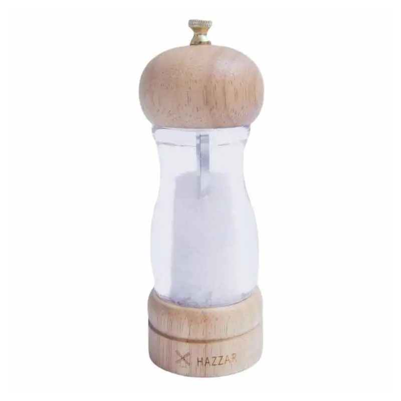Epinox DSAA-160 Ahşap Tuz Biber Değirmeni, Akrilik Gövdeli, Seramik Öğütücülü, 16 cm - 1
