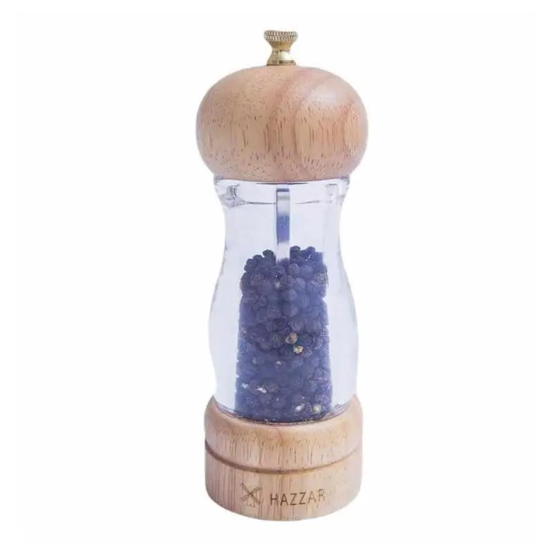 Epinox DSAA-160 Ahşap Tuz Biber Değirmeni, Akrilik Gövdeli, Seramik Öğütücülü, 16 cm - Epinox (1)