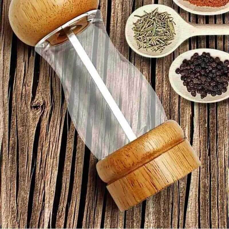 Epinox DSAA-160 Ahşap Tuz Biber Değirmeni, Akrilik Gövdeli, Seramik Öğütücülü, 16 cm - 3