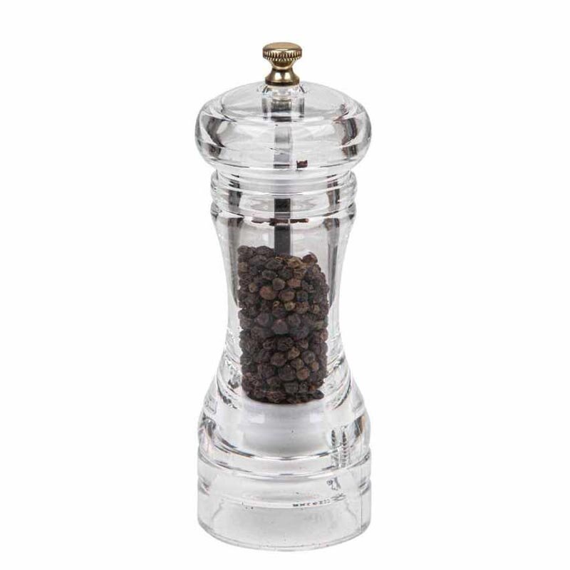 Epinox DSB-135 Tuz Biber Değirmeni, Akrilik Gövde, Çelik Öğütücülü, 14 cm - Epinox