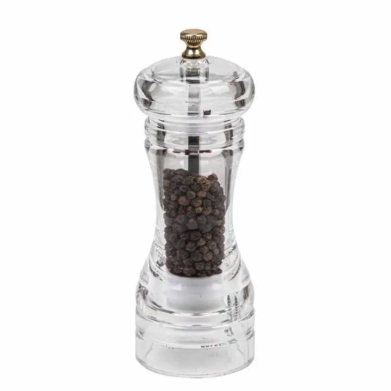 Epinox DSB-135 Tuz Biber Değirmeni, Akrilik Gövde, Çelik Öğütücülü, 14 cm - 1
