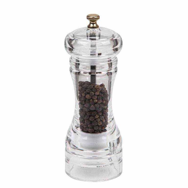 Epinox DSB-135 Tuz Biber Değirmeni, Akrilik Gövde, Çelik Öğütücülü, 14 cm - 1