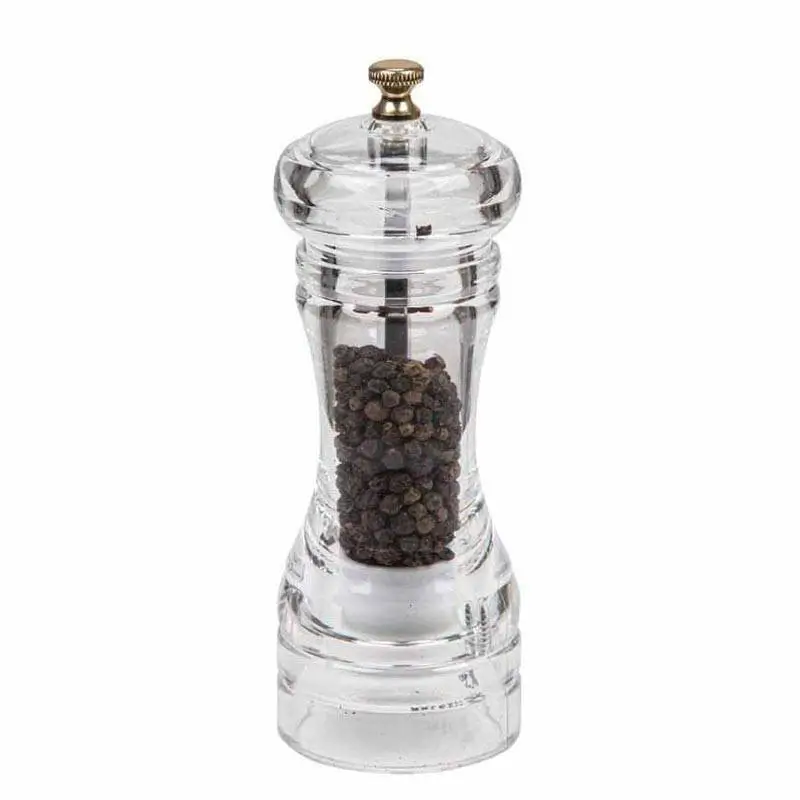 Epinox DSB-135 Tuz Biber Değirmeni, Akrilik Gövde, Çelik Öğütücülü, 14 cm - 1