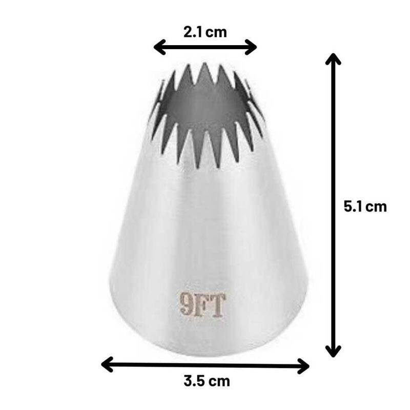 Epinox DY-9FT Açık Yıldız Uçlu Duy, 18 Diş, 35x21x51 mm - 2