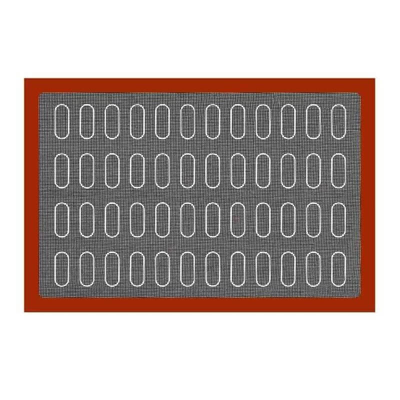 Epinox EKM-46 Delikli Silikon Mat, Büyük ve Küçük Ekler Şekilli, 40x60 cm - Epinox