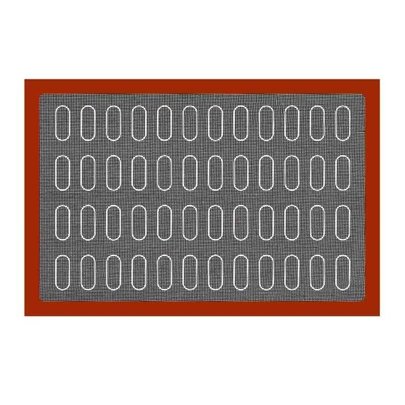 Epinox EKM-46 Delikli Silikon Mat, Büyük ve Küçük Ekler Şekilli, 40x60 cm - Epinox