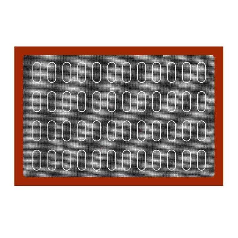 Epinox EKM-46 Delikli Silikon Mat, Büyük ve Küçük Ekler Şekilli, 40x60 cm - 1