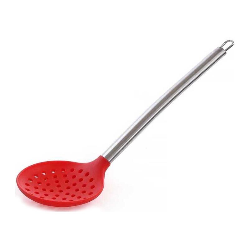 Epinox KEV-1K Sıcağa Dayanıklı Silikon Kevgir, 35 cm, Kırmızı - Epinox