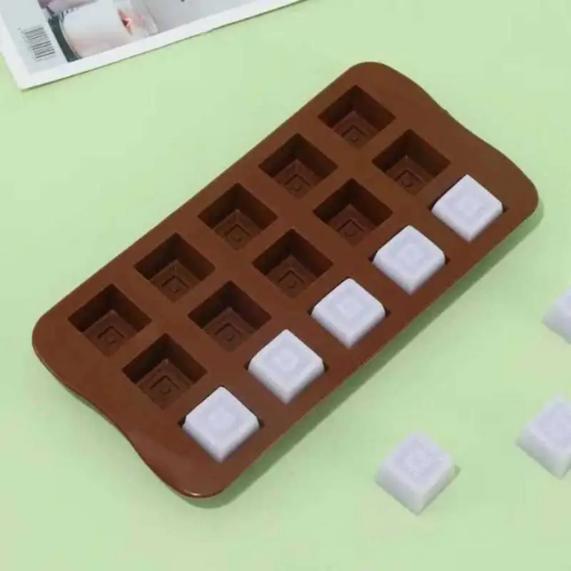 Epinox KRS-20 Silikon Çikolata Kalıbı, Kare Şekilli - 3