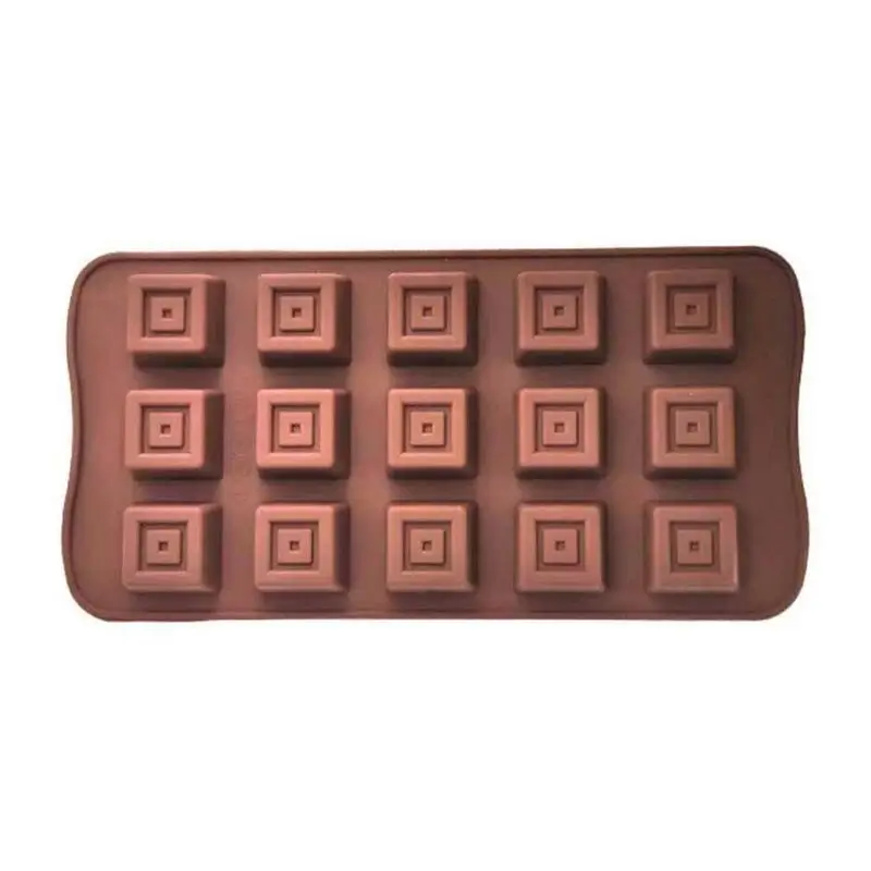 Epinox KRS-20 Silikon Çikolata Kalıbı, Kare Şekilli - 1