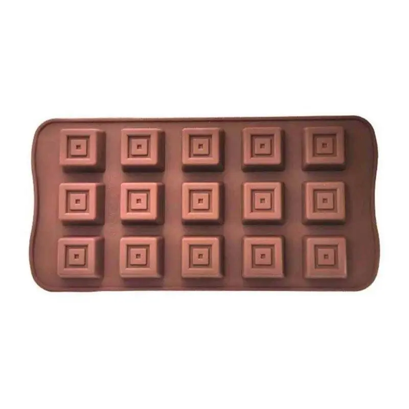 Epinox KRS-20 Silikon Çikolata Kalıbı, Kare Şekilli - 1