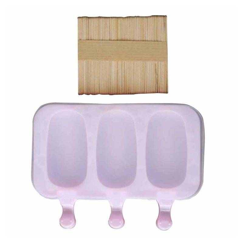 Epinox MDK-03 Dondurma Kalıbı, Magnum Şekilli, 3'lü, 50 Çubuk - 1