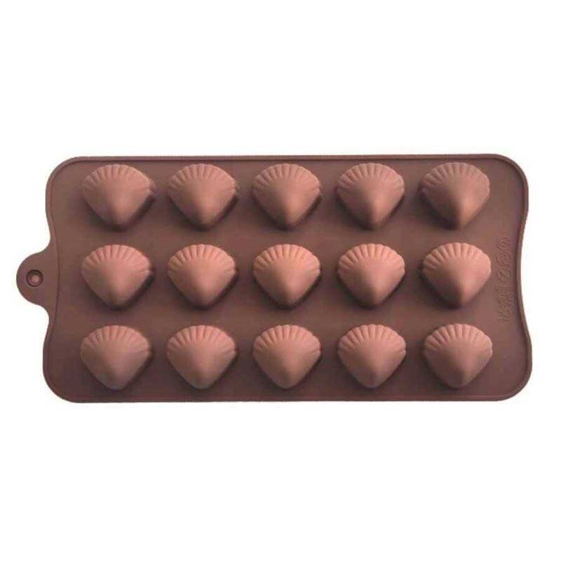 Epinox MID-13 Midye Şekilli, Silikon Çikolata Kalıbı - 1