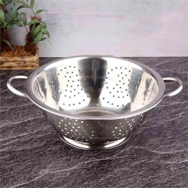 Epinox MS-34 Makarna Süzgeci, Paslanmaz Çelik, 34 cm - 3