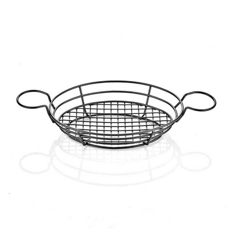 Epinox OPS-20 Oval Patates Sunum Sepeti, Çift Kulplu, 20x28 cm - Epinox