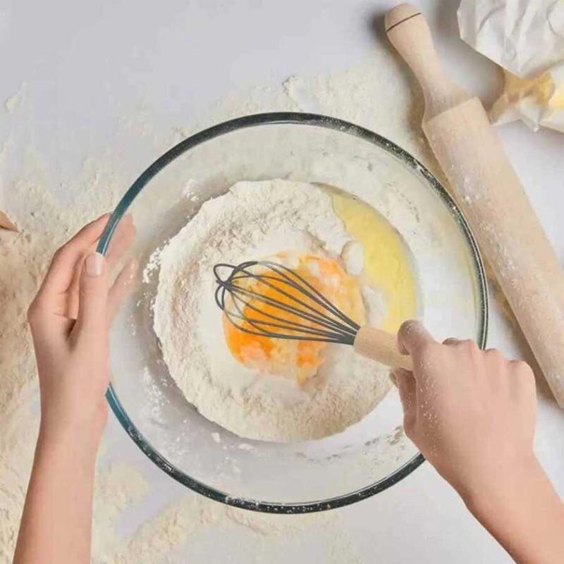 Epinox SAP-30 Silikon Çırpıcı, Ahşap Saplı, 25 cm - Epinox (1)