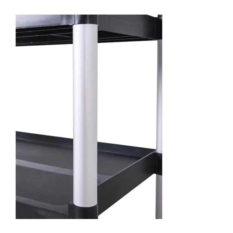 Epinox SAS-1 Plastik Servis Arabası, 103x50x96 cm, 3 Katlı, Siyah - Epinox (1)