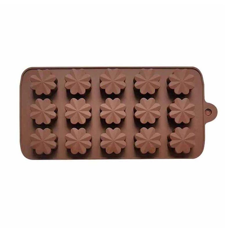 Epinox SCK-65 Silikon Çikolata Kalıbı, 8 Yapraklı Çiçek Şekilli - Epinox