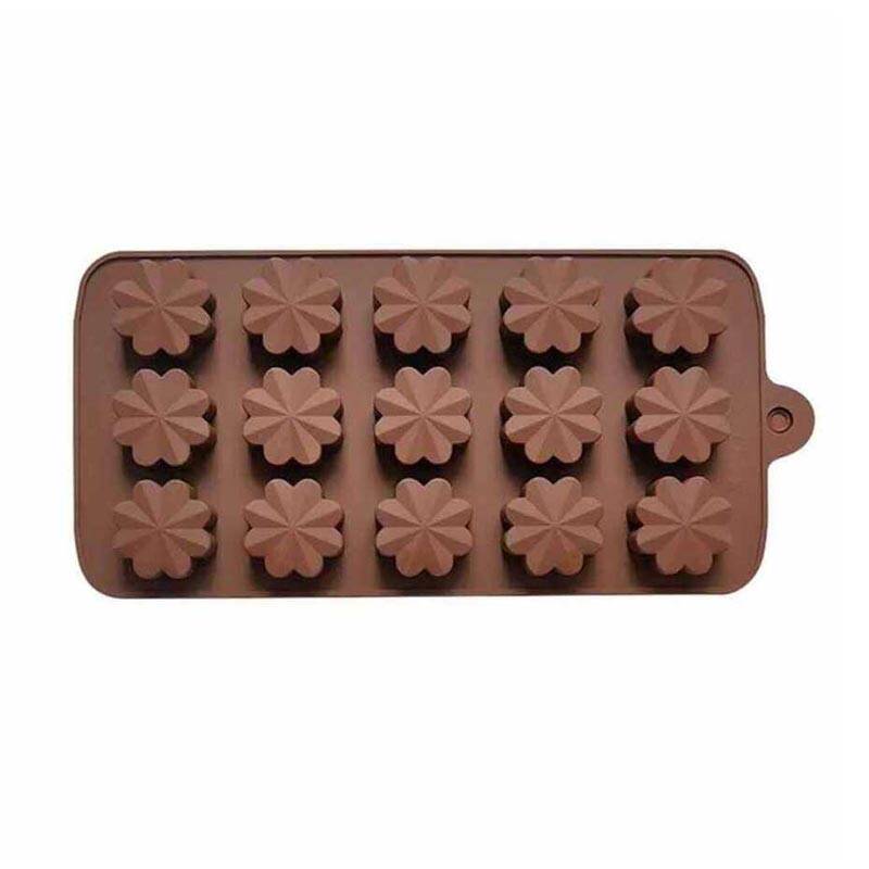 Epinox SCK-65 Silikon Çikolata Kalıbı, 8 Yapraklı Çiçek Şekilli - 1