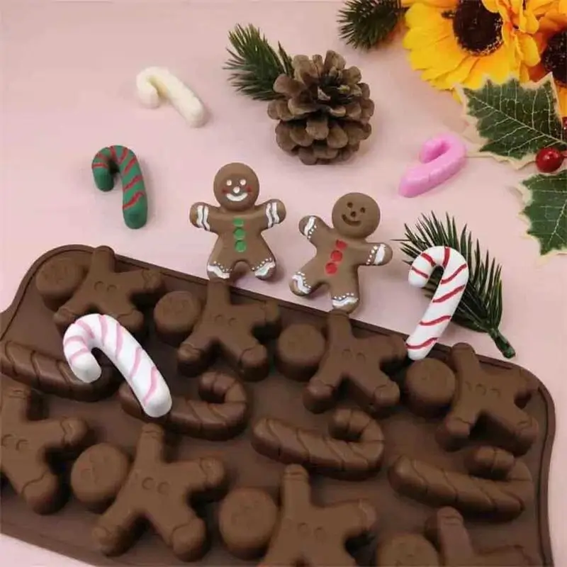 Epinox SCK-76 Silikon Çikolata Kalıbı, Kurabiye Adam Şekilli - 4