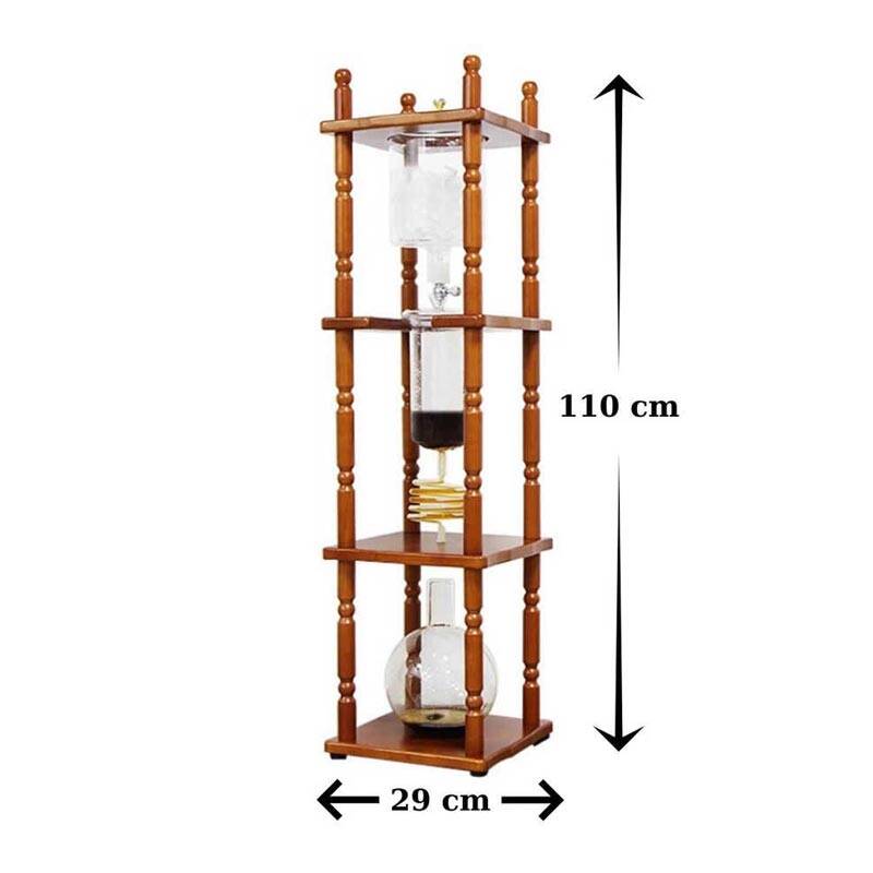 Epinox SKK-03 Soğuk Kahve Demleme Cold Brew Seti, 3000 ml, Ahşap Gövde - 2