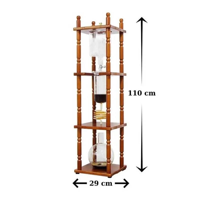 Epinox SKK-03 Soğuk Kahve Demleme, Cold Brew Seti, 3000 ml, Ahşap Gövde - 2
