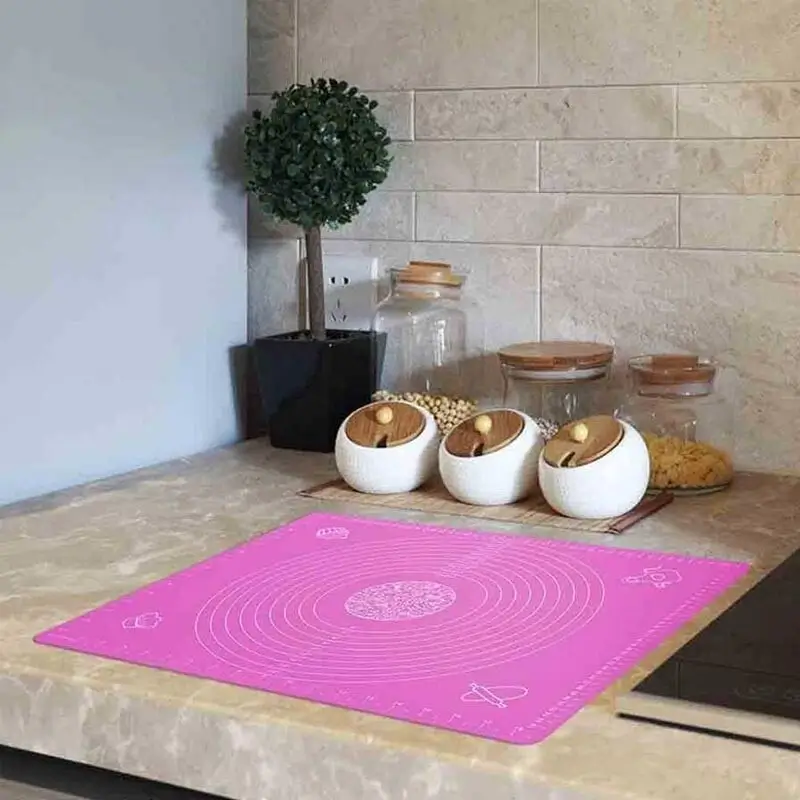 Epinox SMP-45 Silikon Mat, Ölçü Görsel, 40x50 cm, Pembe - Epinox (1)