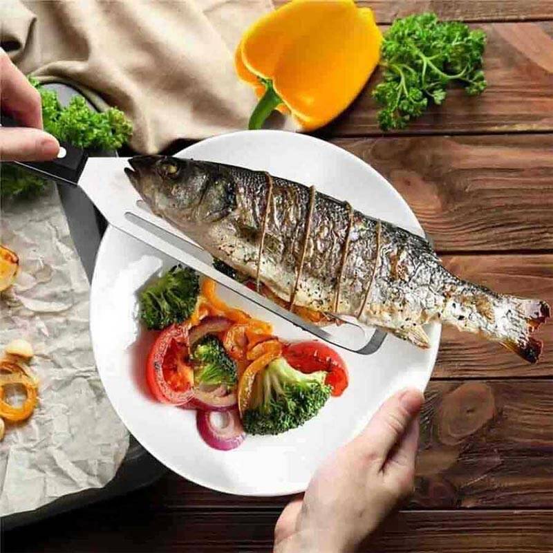 Epinox SPB-18 Balık Spatulası, Siyah Saplı - 3