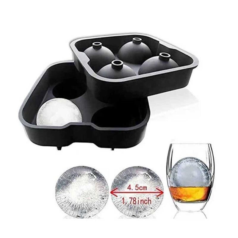 Epinox TBK-45 Silikon Buz Kalıbı, Top Şekilli, 4'lü, 45 mm - Epinox (1)