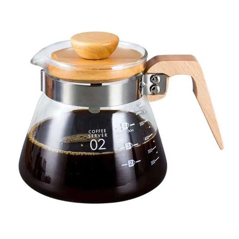 Epinox VCWN-60 Ahşap Saplı Kahve Sürahisi-Server, 600 ml - Epinox (1)
