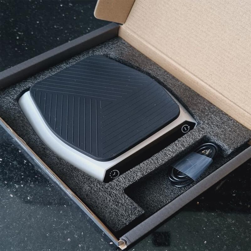 Escobarista Hassas Kahve Tartısı, USB-C Şarj, Beyaz - 7