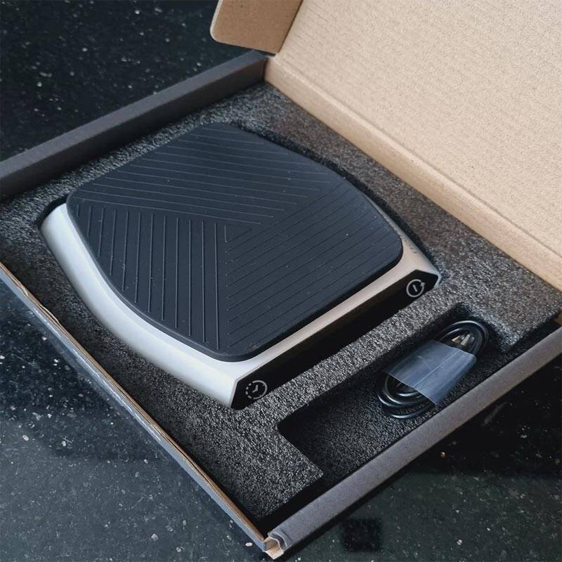 Escobarista Hassas Kahve Tartısı, USB-C Şarj, Beyaz - 7