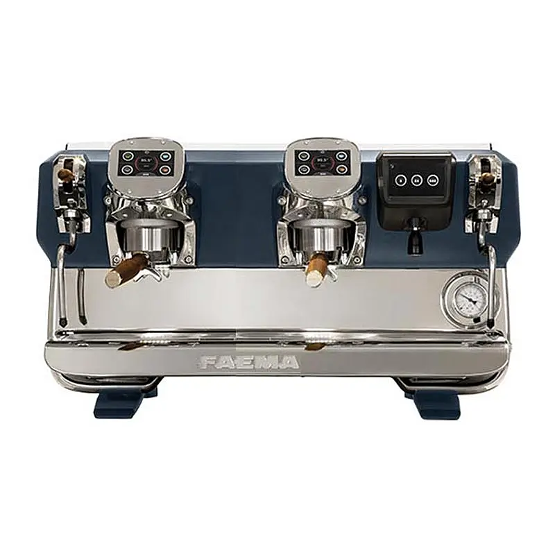 Faema E71 A/2 Touch Blue Pearl Tam Otomatik Espresso Kahve Makinesi, 2 Gruplu, 7 Lt. - 1