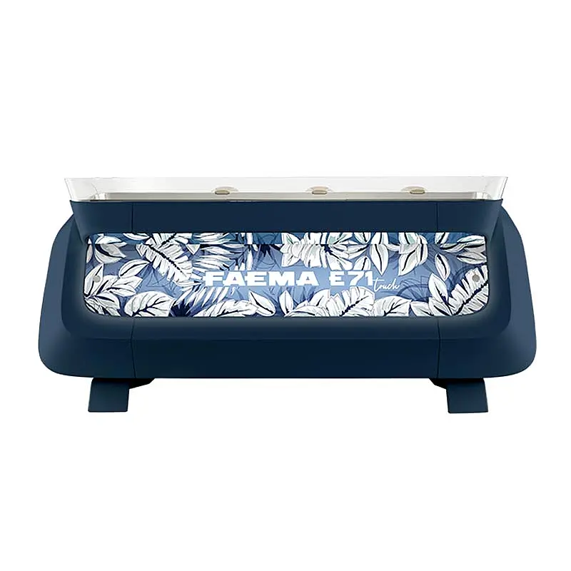 Faema E71 A/3 Touch Blue Pearl Tam Otomatik Espresso Kahve Makinesi, 3 Gruplu, Dokunmatik Ekran - Faema (1)