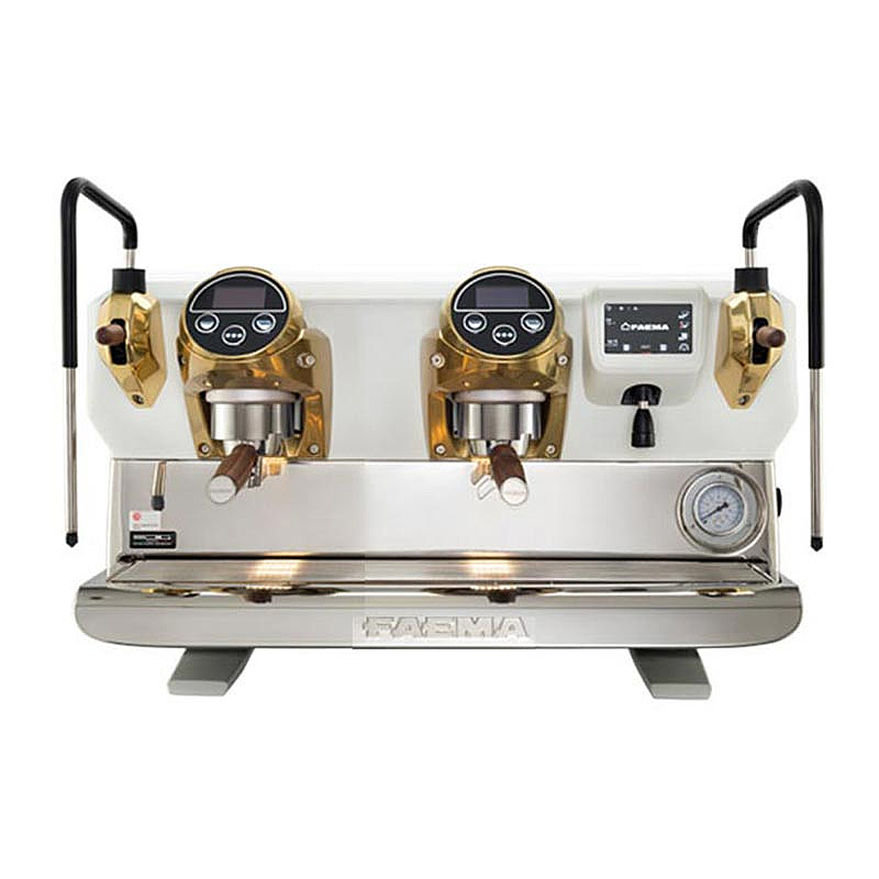 Faema E71 E A/2 Tam Otomatik Espresso Kahve Makinesi, 2 Gruplu, White Gold, 7 Lt. - Faema
